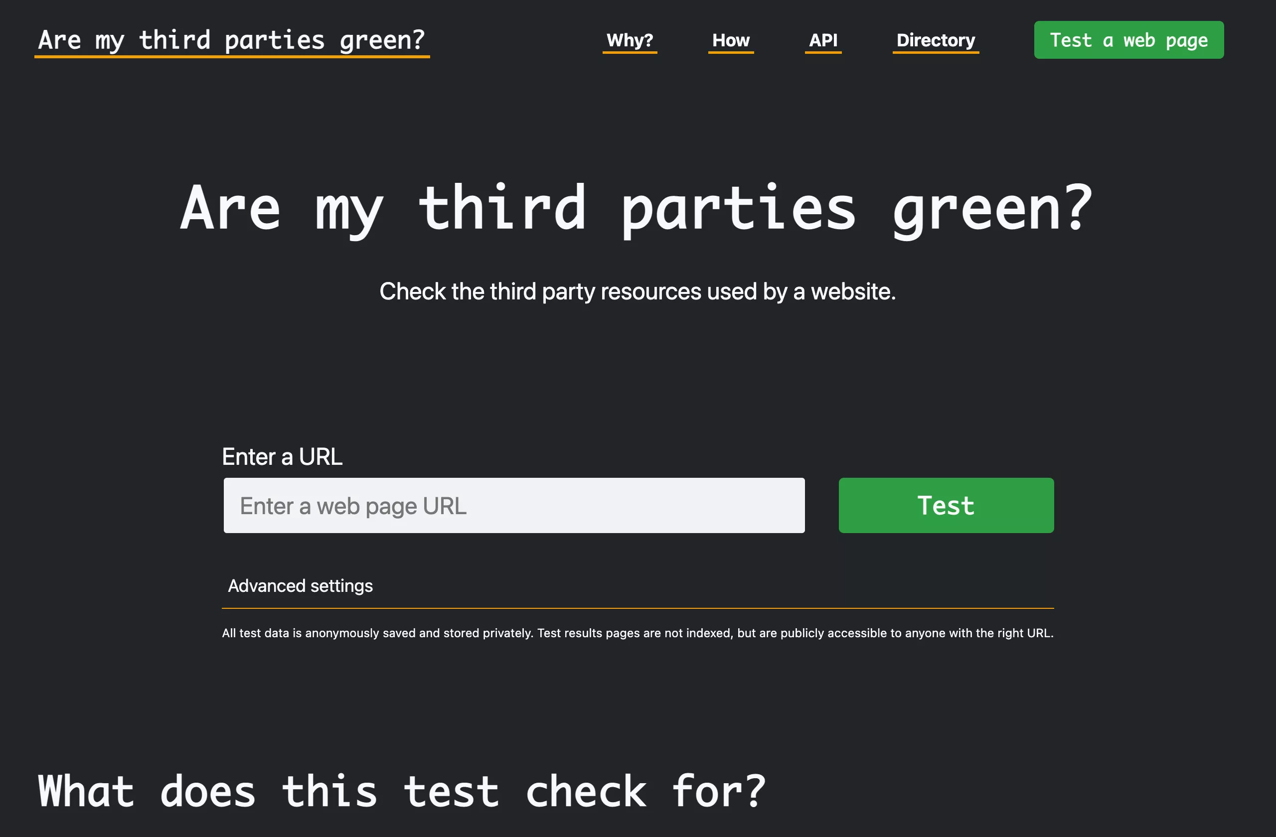 Are my third parties green?