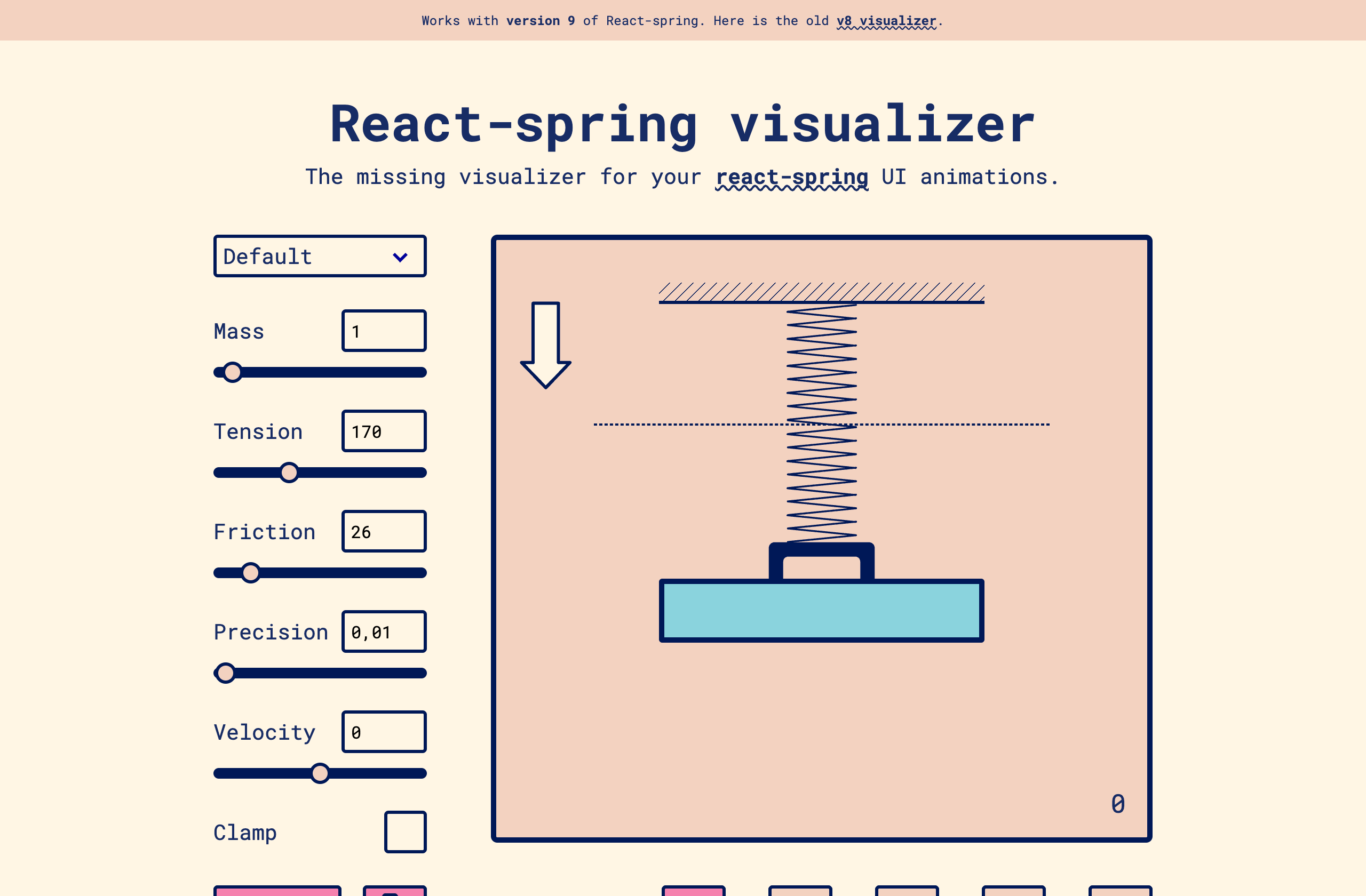React-spring visualizer
